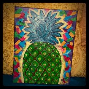 Custom Pineapple Painting